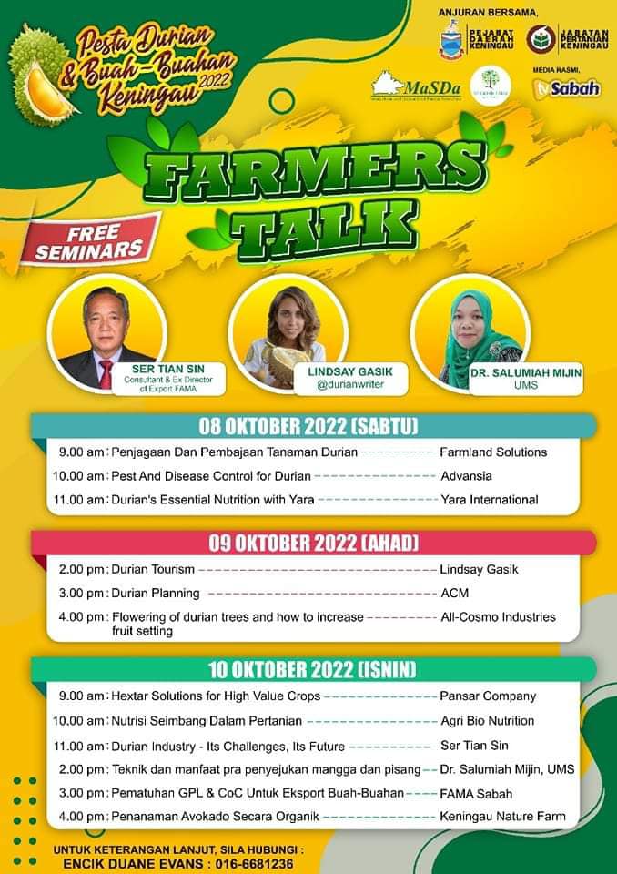 Oct | Pesta Durian & Buah-Buahan Keningau 2022 1